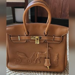 SOLD Hermes Birkin Inspires leather bag